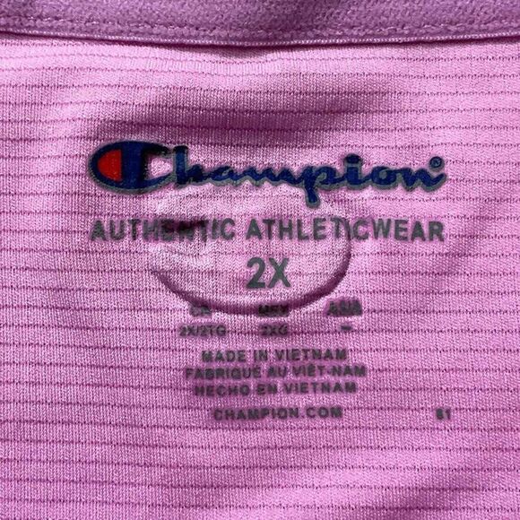 Champion Womens Top size 2X new nwt Pink Pullover Racerback Tank Lightweight - Picture 6 of 10